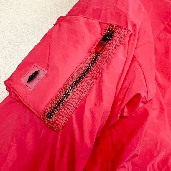 NWT Free People Movement Jacket Outpost Bomber Puffer Cherry Tomato - Picture 7 of 10